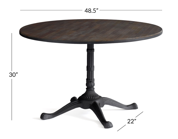 Rae Round Pedestal Dining Table Pottery Barn