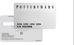 Pottery Barn Credit Card Pottery Barn