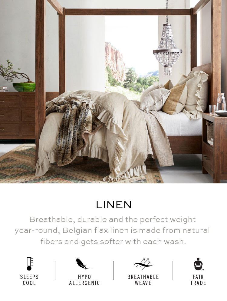 Linen Bedding Pottery Barn