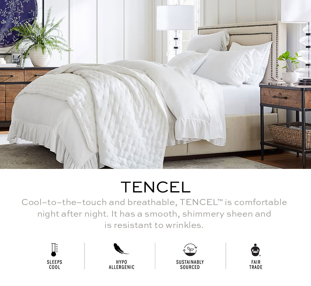 Clearance 100 250 Tencel Bedding Shop Pottery Barn