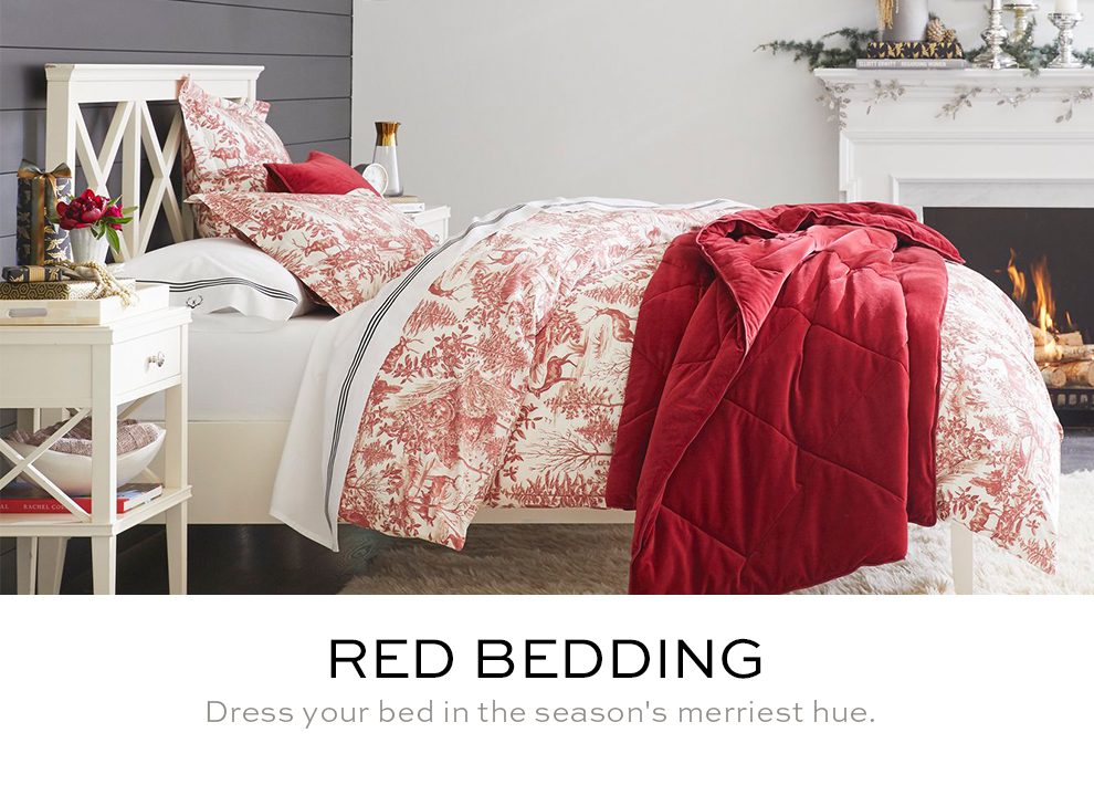 Clearance 100 250 Red Bedding Shop Deals Pottery Barn