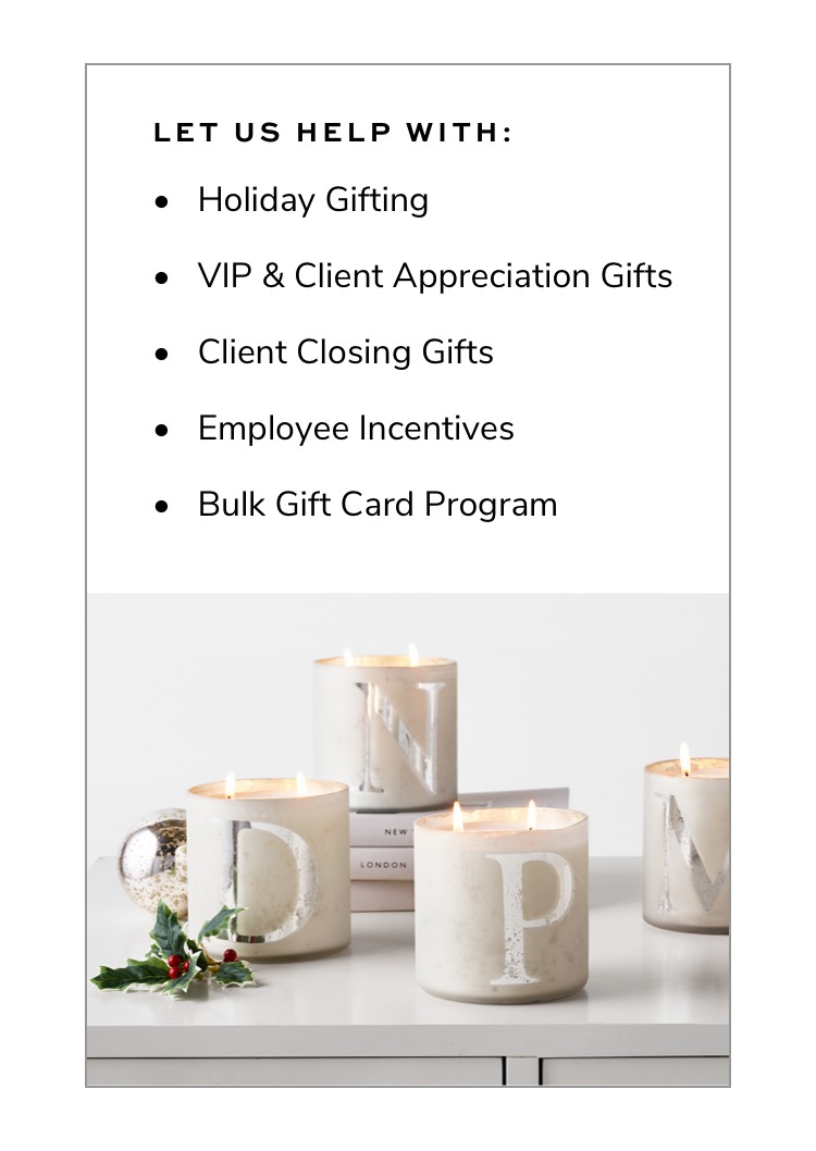 Corporate Gifting Pottery Barn
