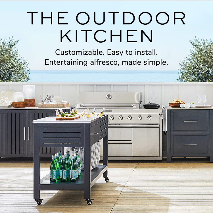 The Outdoor Kitchen Pottery Barn