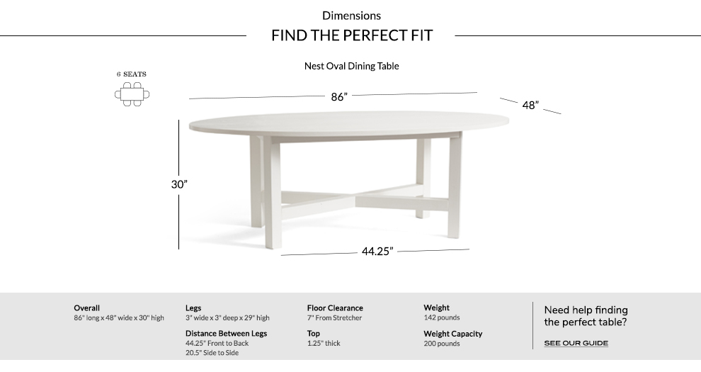 Perfect Pair Nest Oval Dining Table + Parisian Chair Pottery Barn