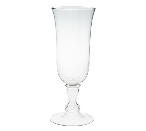 Voluminous Clear Glass Vase, Large