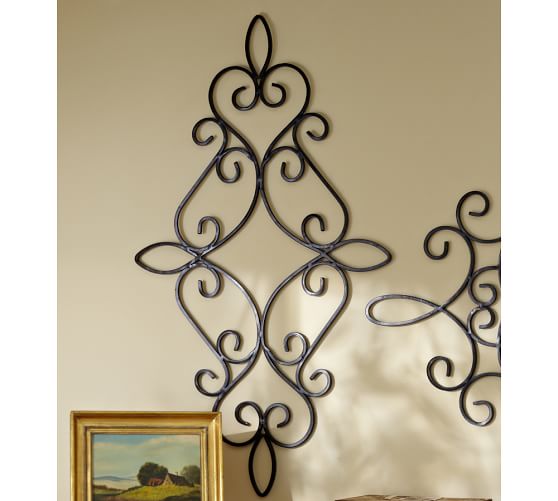 Iron Wall Medallion Pottery Barn