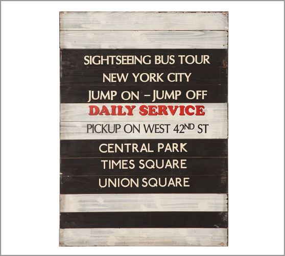 NY City Tour Wall Art