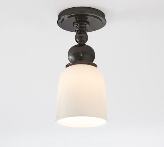 Covington Flushmount, Antique Bronze Finish