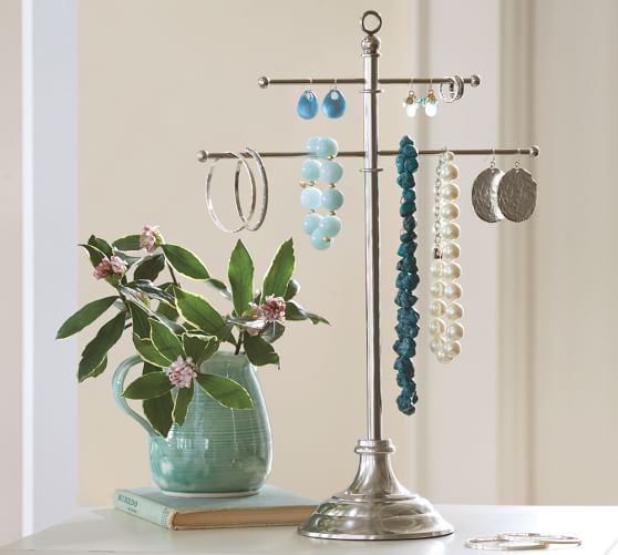 Vintage Metal Necklace Stand
