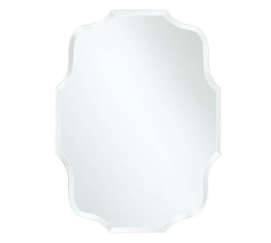 Eleanor Frameless Mirror, Rectangular, Small, 15 x 20"