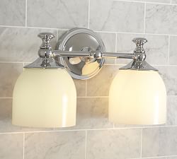 Sconces Bathroom saveemail Mercer Double Sconce 129 Sconces Bathroom possini euro design midtown 23 12 high chrome bath light Mercer Double Sconce 129