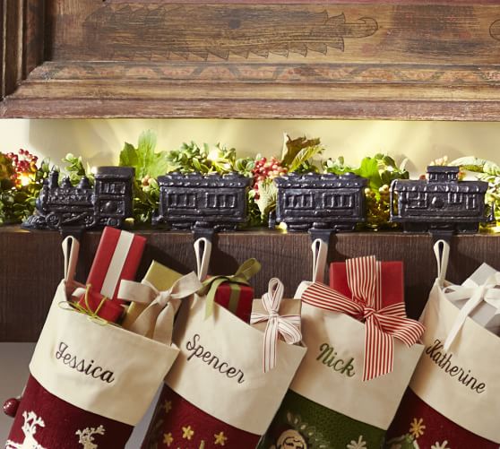 Train Stocking Holder Pottery Barn