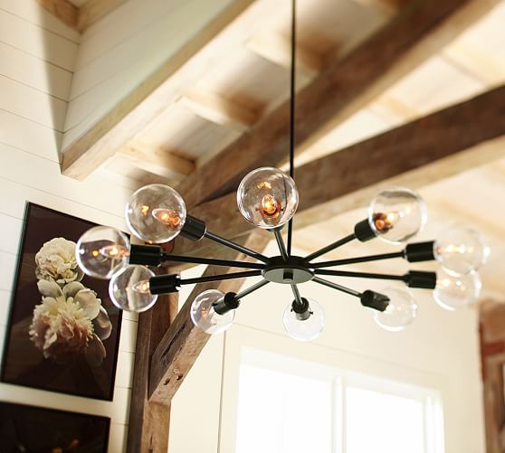 mid century orb chandelier | pottery barn mid century orb chandelier | pottery barn
