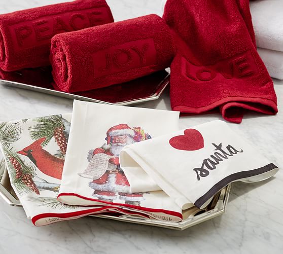 Cardinal Guest Towel Pottery Barn