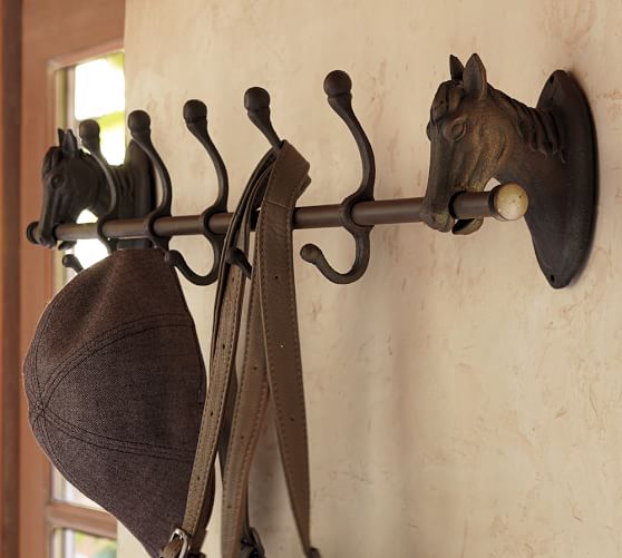 Horse Row of Hooks Pottery Barn