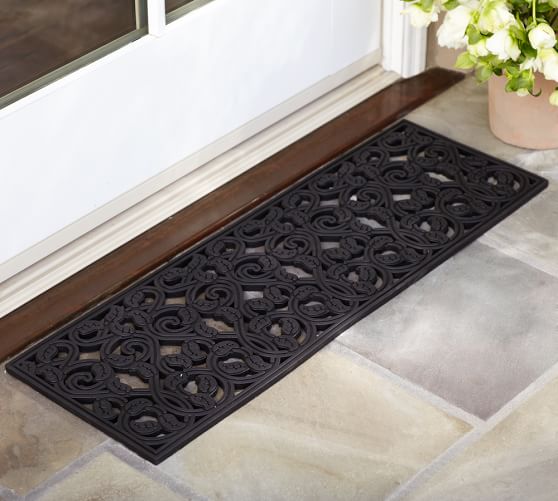 Leaf Rubber Doormat Pottery Barn