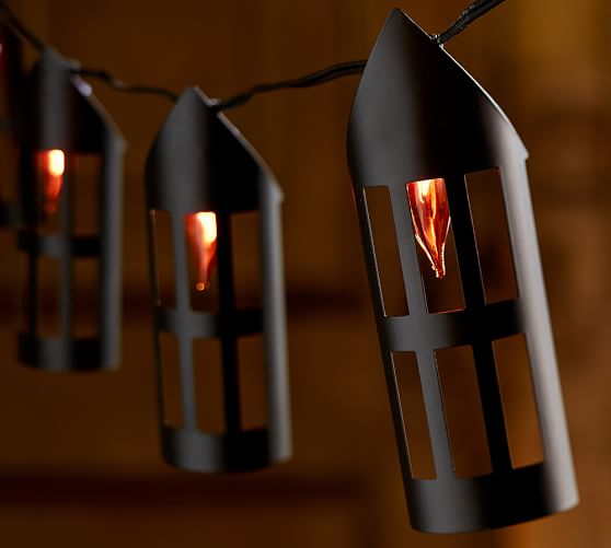 Lantern String Lights Pottery Barn