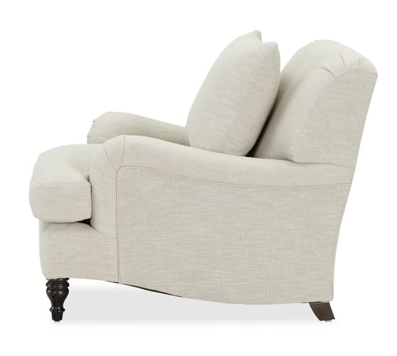 Carlisle Upholstered Armchair Pottery Barn