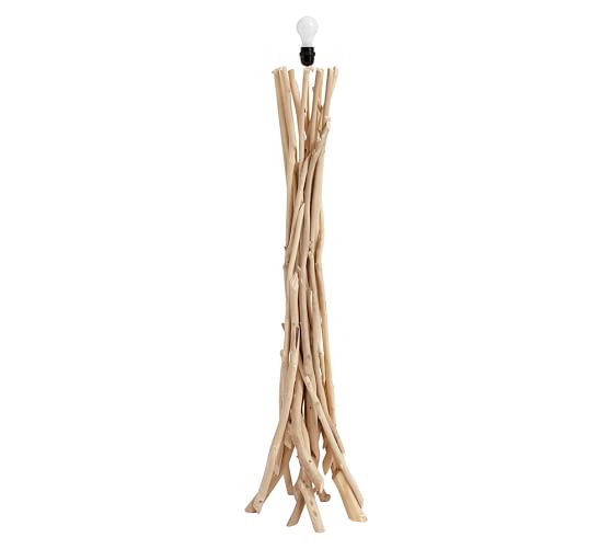 Driftwood Floor Lamp Base Pottery Barn