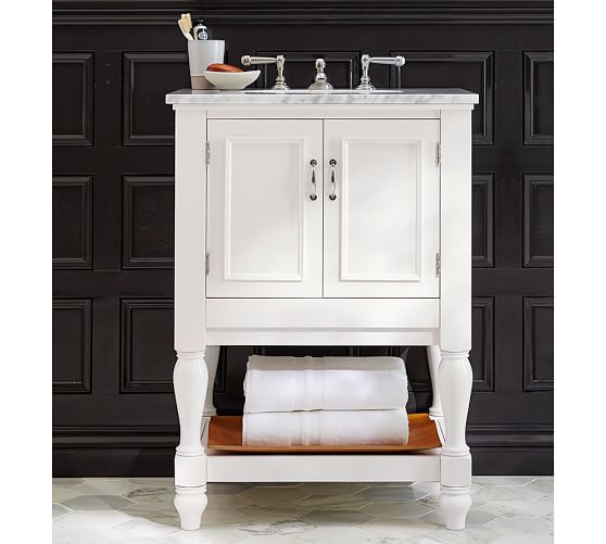 Newport Single Mini Sink Console Pottery Barn