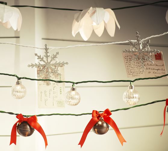 Jingle Bell String Lights Pottery Barn
