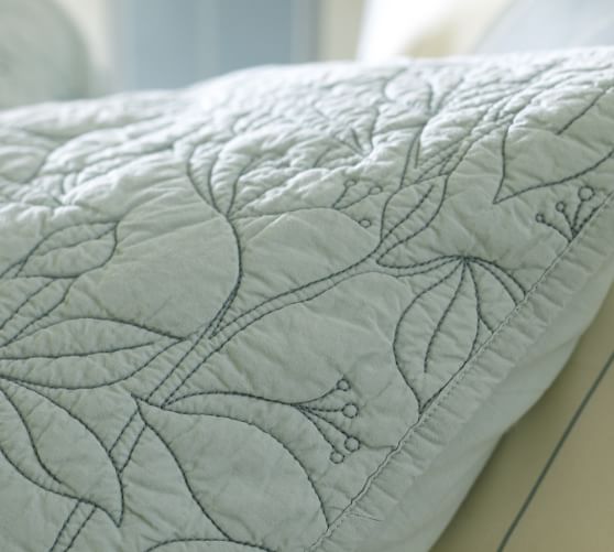Jardin Organic Quilt & Sham Pottery Barn