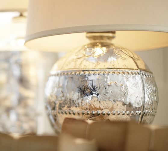 Marley Antique Mercury Glass Table Lamp Bases Pottery Barn