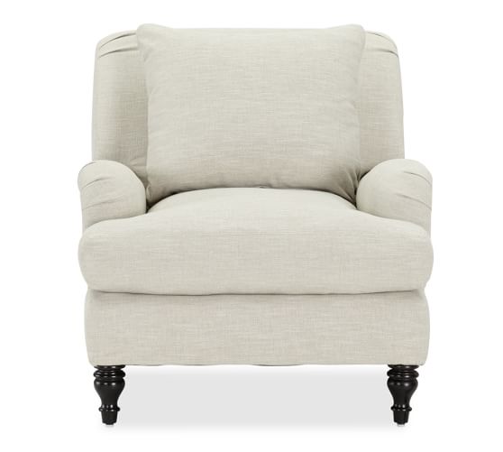 Carlisle Upholstered Armchair Pottery Barn
