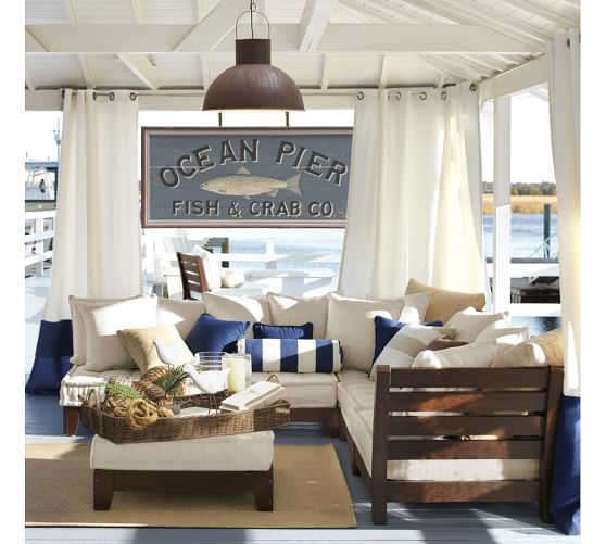 Mansfield Barn Industrial Indoor/Outdoor Pendant Pottery Barn