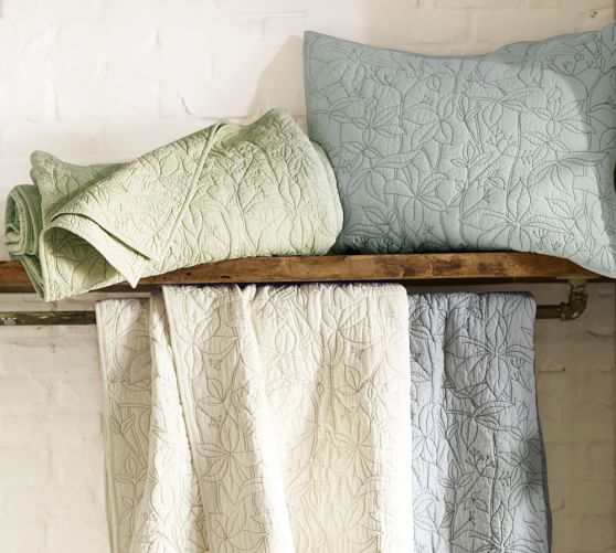 Jardin Organic Quilt & Sham Pottery Barn