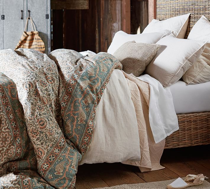 Selena Print Duvet Cover Sham Pottery Barn