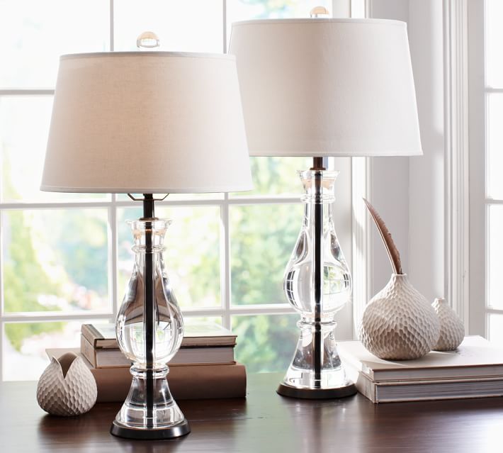 Marston Crystal Table & Bedside Lamp Bases | Pottery Barn Marston Crystal Table & Bedside Lamp Bases | Pottery Barn