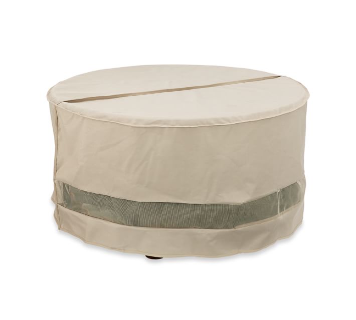Universal Outdoor Round Coffee Table Cover Pottery Barn
