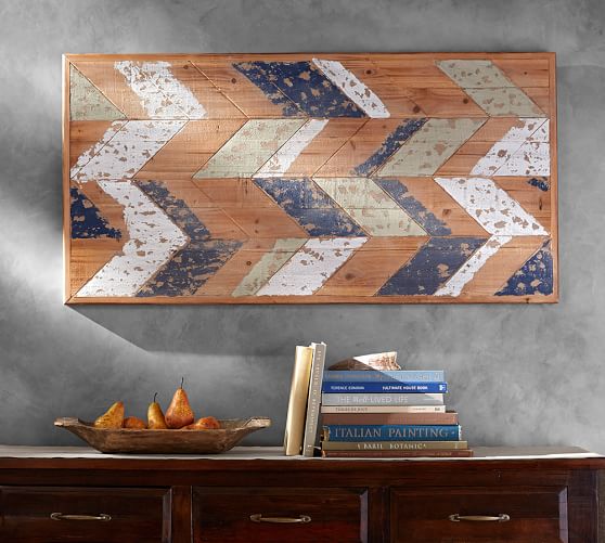 Barn Wood Wall Art chevron wood wall art | pottery barn Barn Wood Wall Art chevron wood wall art | pottery barn