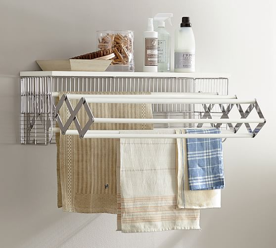 Wallmount Drying Rack Pottery Barn