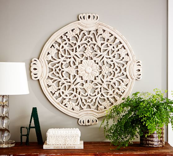 Floral Wall Medallion | Pottery Barn