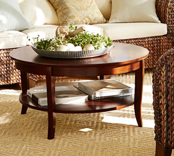 Chloe Round Coffee Table Pottery Barn