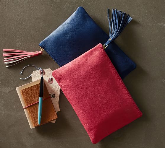 Leather Travel Pouch Pottery Barn