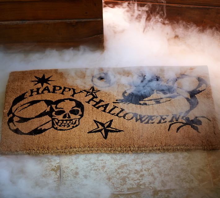 Medieval Happy Halloween Doormat Pottery Barn - Medieval Happy Halloween Doormat Pottery Barn