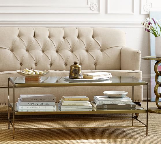 leona coffee table | pottery barn leona coffee table | pottery barn