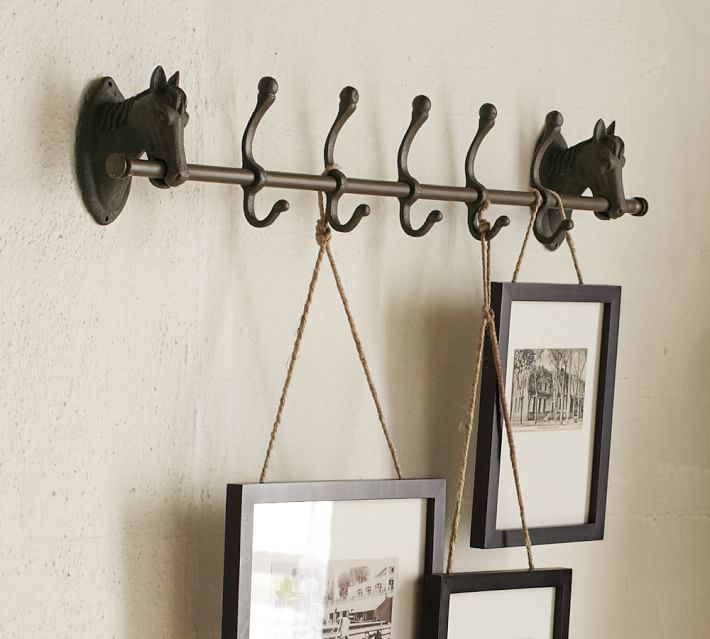 Horse Row of Hooks | Pottery Barn Horse Row of Hooks | Pottery Barn -