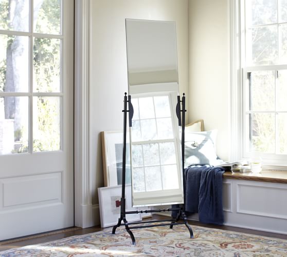 frameless floor mirror pottery barn frameless floor mirror pottery barn