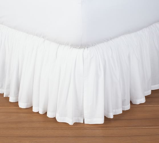 Voile Bed Skirt Pottery Barn