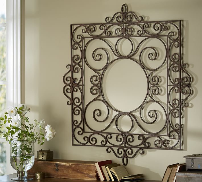 Iron Gate Wall Decor garden gate wall art | pottery barn Iron Gate Wall Decor garden gate wall art | pottery barn