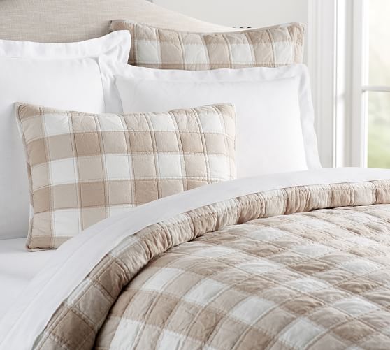 Buffalo Check Quilt & Sham Pottery Barn