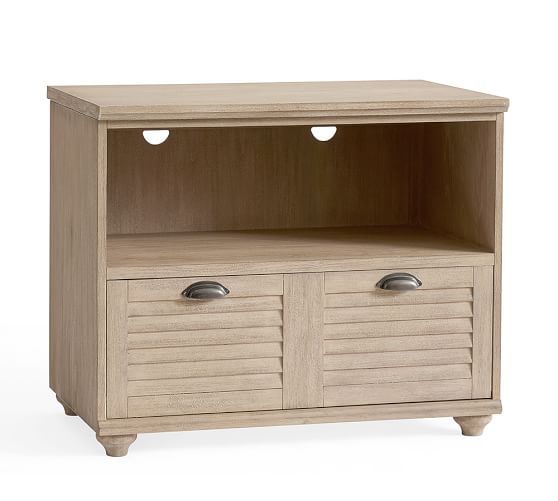 Whitney Lateral File Almond White Pottery Barn