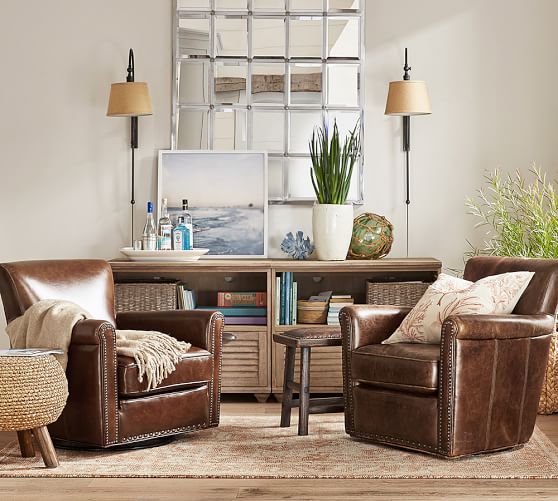 Whitney Lateral File Almond White Pottery Barn