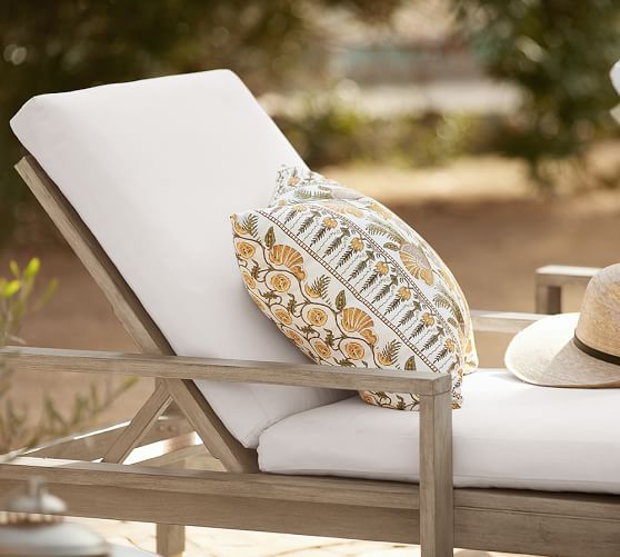 Indio Single Chaise Pottery Barn