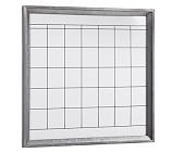 Galvanized Modular Wall System - White Board Calendar