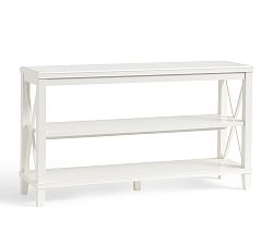 Narrow White Console Table console & sofa tables | pottery barn Narrow White Console Table console & sofa tables | pottery barn